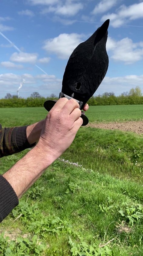 Vogelverschrikker Nep Kraai – Duiven Verjager Raaf – Tuin Decoratie voor het