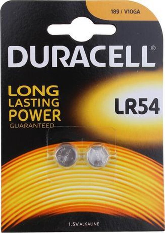 Duracell Alkaline LR54 1.5V - 2 stuks | bol.com