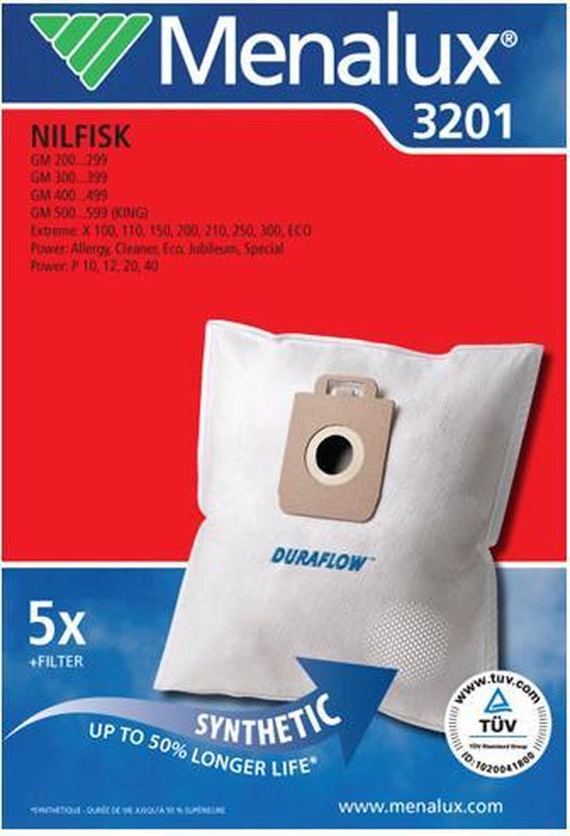 Menalux 3201 Stofzak