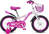 HYDRA KINDERFIETS 16 INCH WHITE PINK