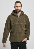 Urban Classics Pullover/trui -7XL- Teddyfleece Worker Groen