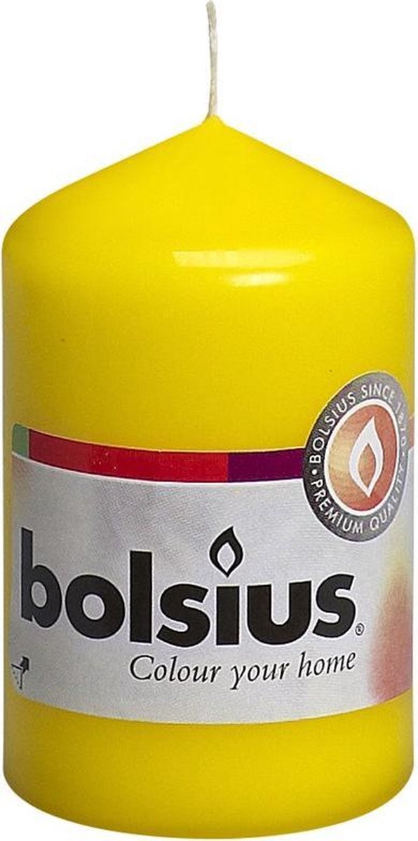 Bolsius Stompkaars 80 48 geel