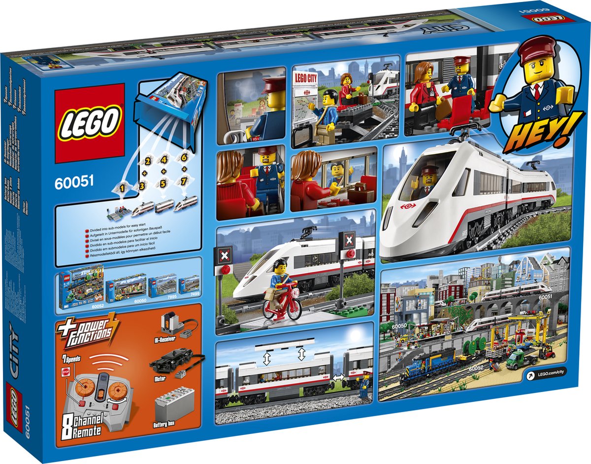 LEGO City Hogesnelheidstrein 60051 — afbeelding 11