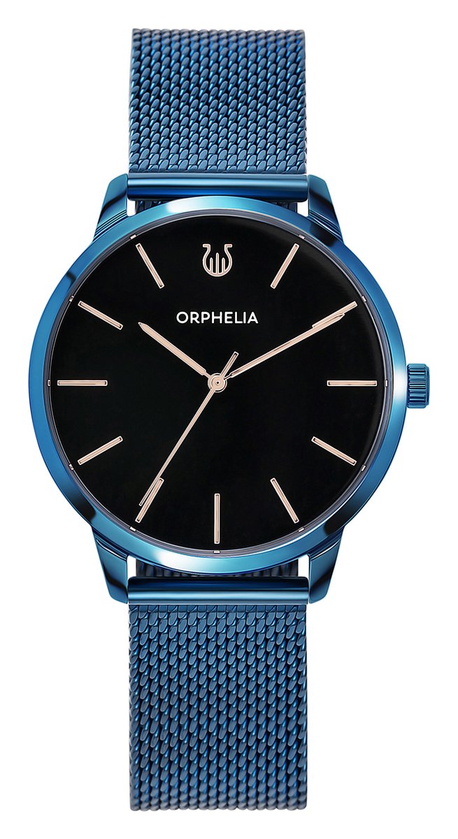 Orphelia Winston OR62903 Horloge - Staal - Blauw - Ø 42 mm