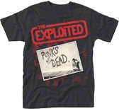 The Exploited Heren Tshirt -XXXL- Punks Not Dead Album Zwart