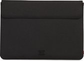 Spokane Sleeve for Macbook 15" - Black / Tijdloze lapthophoes met magnetische sluiting & fleece voering - voor Macbook - Thinkpad / Beperkte Levenslange Garantie / Zwart