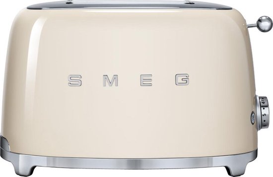 SMEG TSF01CREU - Broodrooster - Créme - 2x2 - 950W - 6 niveaus - Smeg