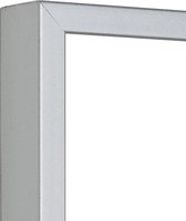 Aluminium Wissellijst 100 x 150 Mat Zilver - Ontspiegeld Acrylite Glas - Salerno