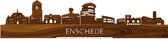 Standing Skyline Enschede Palissander hout - 40 cm - Woondecoratie design - Decoratie om neer te zetten - WoodWideCities
