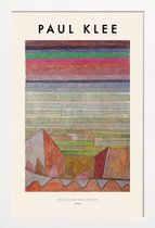 JUNIQE - Poster in houten lijst Klee - View into the Fertile Country