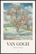 JUNIQE - Poster in kunststof lijst Van Gogh - Roze perzikbomen