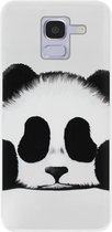 ADEL Siliconen Back Cover Softcase Hoesje voor Samsung Galaxy J6 (2018) - Panda