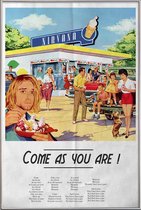 JUNIQE - Poster met kunststof lijst Come As You Are -30x45 /Kleurrijk