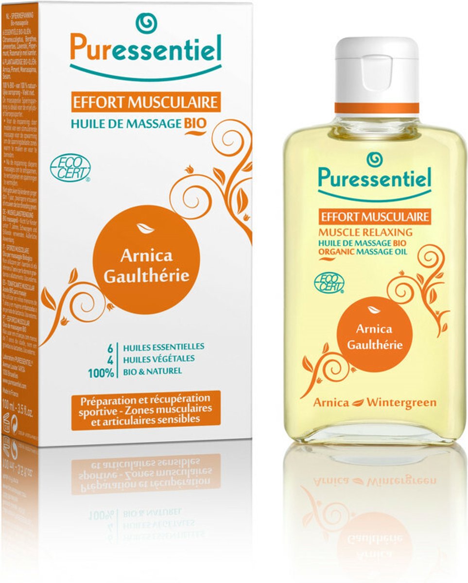 Goedkoopste Puressentiel Massage Olie Spieren en Gewrichten 100 ml