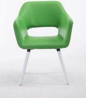 Eetkamerstoel - Eetstoel - Eetkamerstoelen - Keukenstoelen - Modern - Groen - Hout - 62 cm x 60 cm x 85 cm