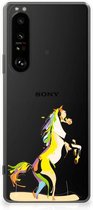 Leuk TPU Back Case Sony Xperia 1 III GSM Hoesje Horse Color