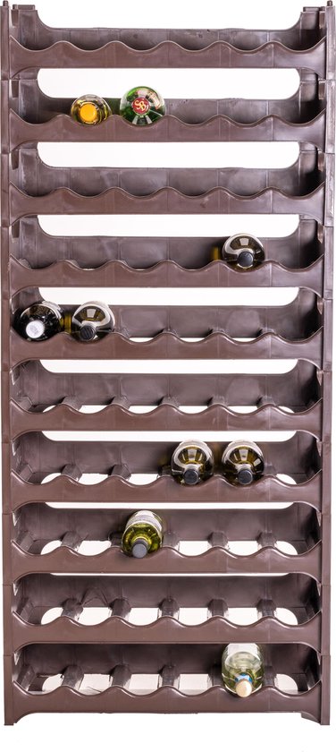 Casiers à Range-bouteilles Cosy & Trendy en Plastique Empilable - 10 Pièces  | bol.com