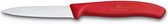 Victorinox Swissclassic schilmes 8cm gekarteld lemmet rood handvat