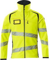 Mascot Accelerate Safe Softshell Jas 19002 - Mannen - Geel/Navy - XL