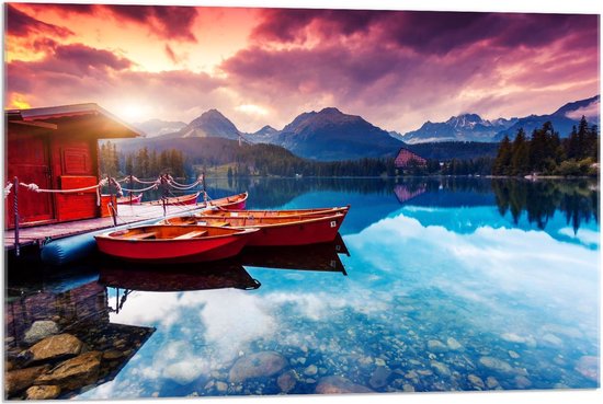 Acrylglas - Tatra Nationaal Park - Poland - 90x60cm Foto op Acrylglas (Met Ophangsysteem)
