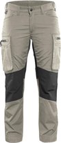 Blaklader Dames Service werkbroek Stretch 7159-1845 - Vrouwen - Khaki/Zwart - 42