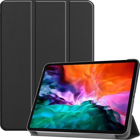 iMoshion Tablet Hoes Geschikt voor iPad Pro 12.9 (2021) / iPad Pro 12.9 (2022) - iMoshion Trifold Bookcase - Zwart