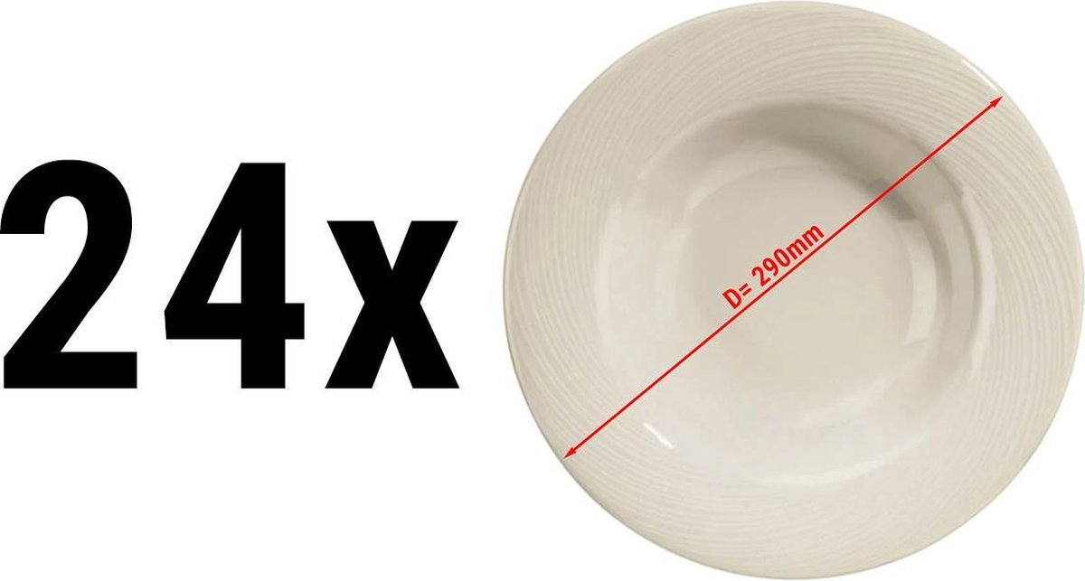(24 stuks) SEMPRE - Bord -diep- Ø 29 cm | GGM Gastro