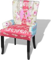 Medina Stoel met patchwork ontwerp stof