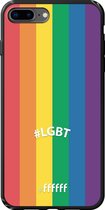 6F hoesje - geschikt voor iPhone 8 Plus -  TPU Case - #LGBT - #LGBT #ffffff