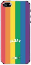 6F hoesje - geschikt voor iPhone SE (2016) -  Transparant TPU Case - #LGBT - #LGBT #ffffff