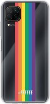 6F hoesje - geschikt voor Huawei P40 Lite -  Transparant TPU Case - #LGBT - Vertical #ffffff