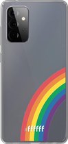 6F hoesje - geschikt voor Samsung Galaxy A72 -  Transparant TPU Case - #LGBT - Rainbow #ffffff