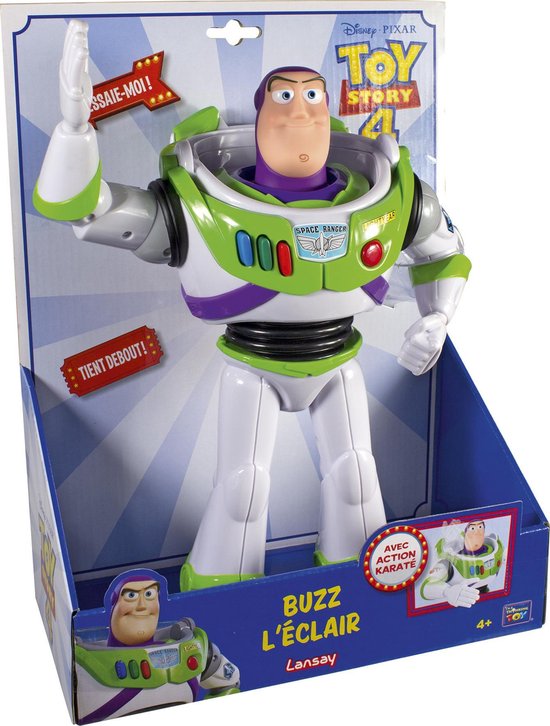 Toy Story 4 - Buzz l'Eclair Personnage Parlant - Dès 4 ans - Lansay :  : Jeux et Jouets