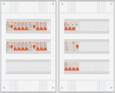 3 fase groepenkast met 14 licht groepen en 1 krachtgroep