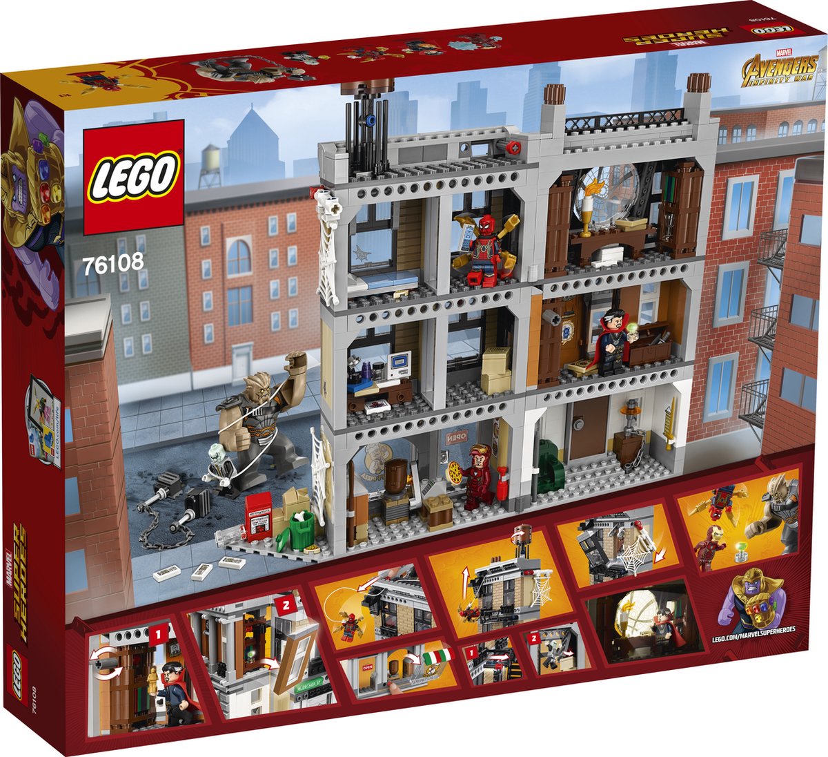 LEGO Marvel Super Heroes Avengers Sanctum Sanctorum duel 76108 — afbeelding 14