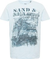 Camp David shirt Duifblauw-M