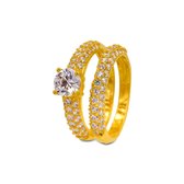 Engagement double ring Shreenika