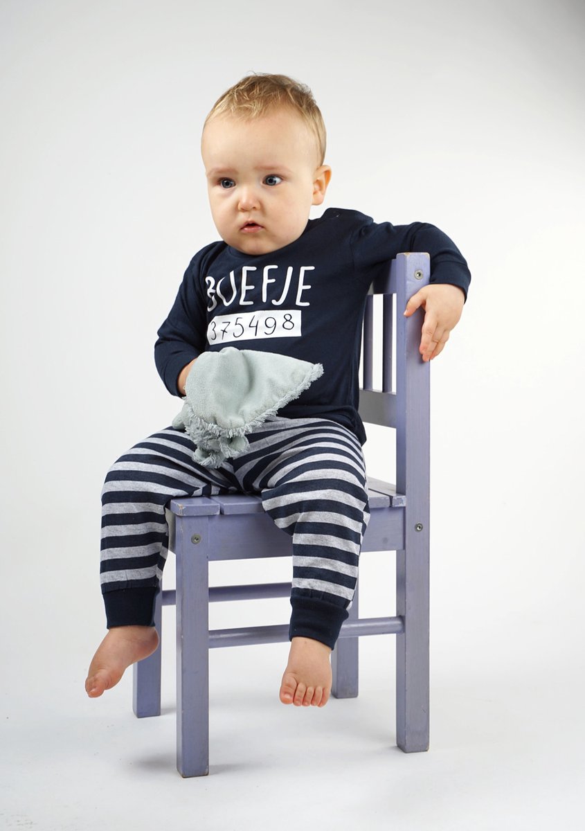 Fun2Wear - Pyjama Boefje - Zwart - Maat 68 -
