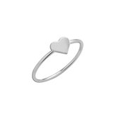 Zilveren ring dames | Zilveren ring, hart