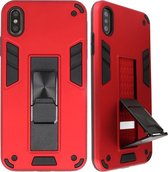 Wicked Narwal | Stand Hardcase Backcover voor iPhone Xs Max Rood