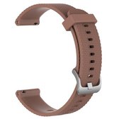 Smart Watch siliconen polsband horlogeband voor POLAR Vantage M 22cm (bruin)