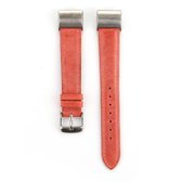 Voor Fitbit Charge 2 Fresh Style lederen vervangende horlogeband (oranje)