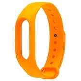 Voor Geschikt voor Xiaomi Mi Band 2 (CA0600B) Kleurrijke vervangende polsbandjes Armband, host niet inbegrepen (oranje)