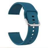 Voor Fitbit Versa 3 siliconen vervangende horlogeband (donkergroen)