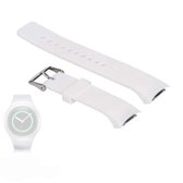 Effen kleur polsband horlogeband voor Galaxy Gear S2 R720 (wit)