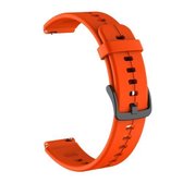 Voor Huawei TalkBand B6 siliconen vervangende horlogeband (oranje)