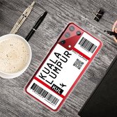 Voor Samsung Galaxy S21 + 5G Boarding Pass Series TPU telefoon beschermhoes (Kuala Lumpur)