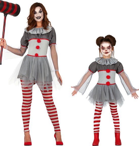 FIESTAS GUIRCA Disfraz De Payaso Malo Para Niño – Camiseta Y Pantalón, Talla 2-3 Años (94-98 Cm), Ideal Para Halloween