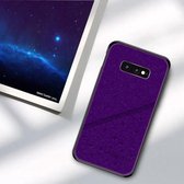 PINWUYO Volledige dekking Waterdichte schokbestendige pc + TPU + PU-hoes voor Galaxy S10e (paars)