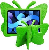 Butterfly Bracket Style EVA schokbestendige beschermhoes voor kinderen voor iPad Air (2020) 10.9 (groen)